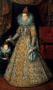 Frans Pourbus The Infanta Isabella Clara Eugenia Archduchess of Austria Sweden oil painting artist